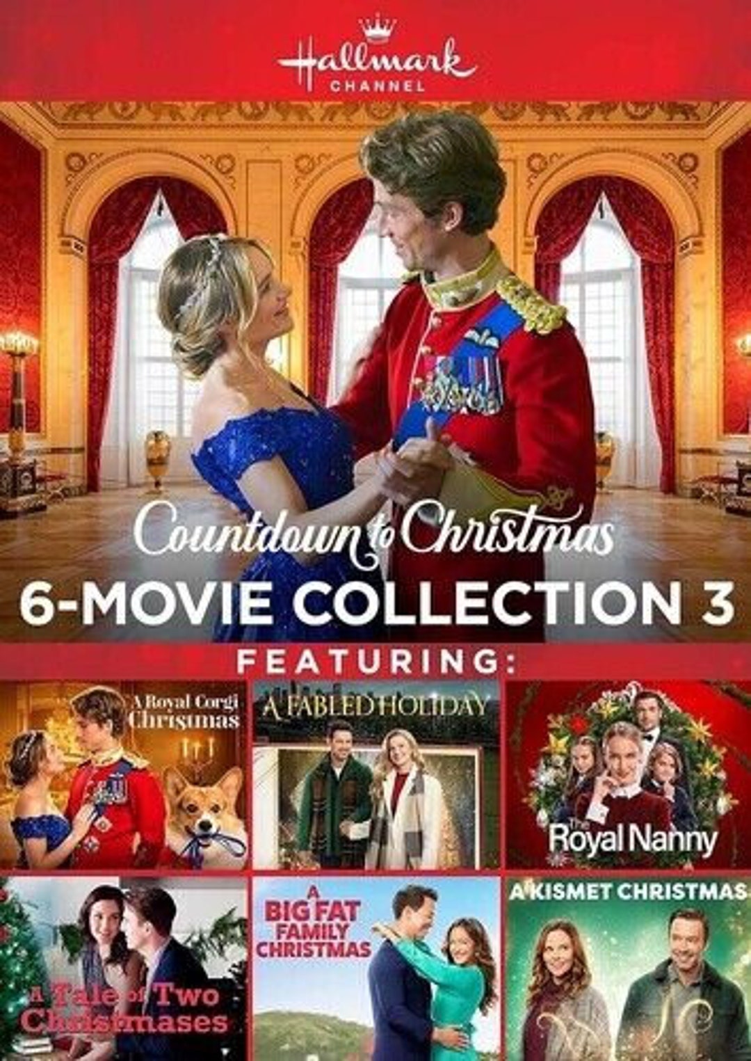 Hallmark Countdown to Christmas 6movie Collection 3 DVD TV Drama New