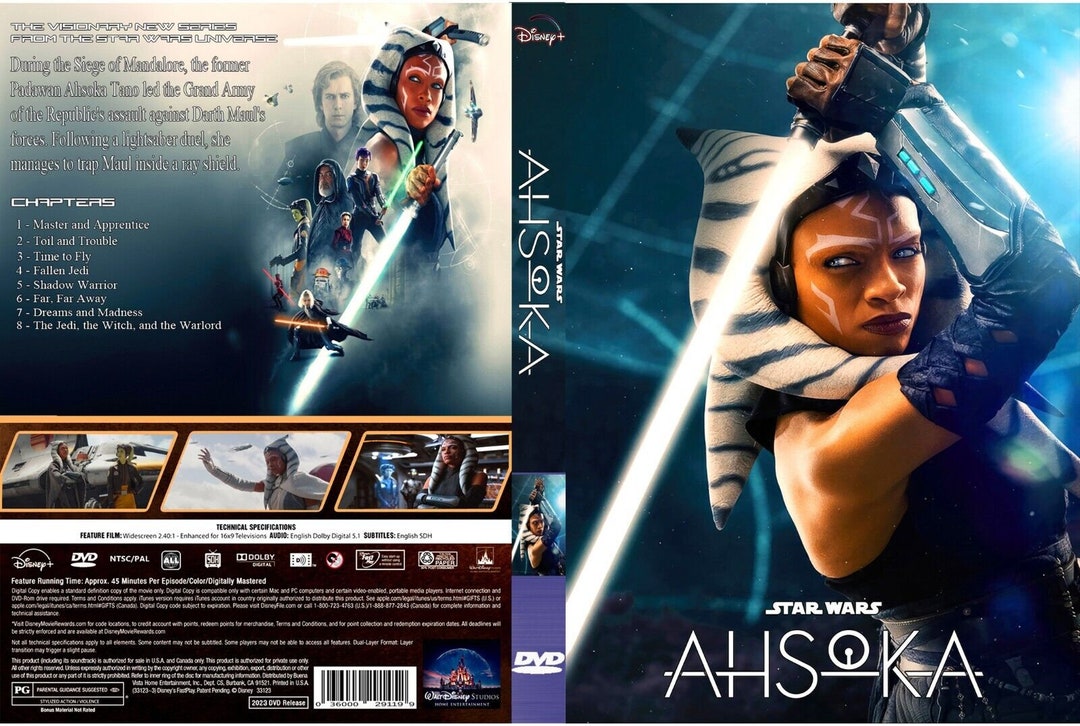 Ahsoka Complete Season 1 DVD Chapter 18 English Audio Etsy