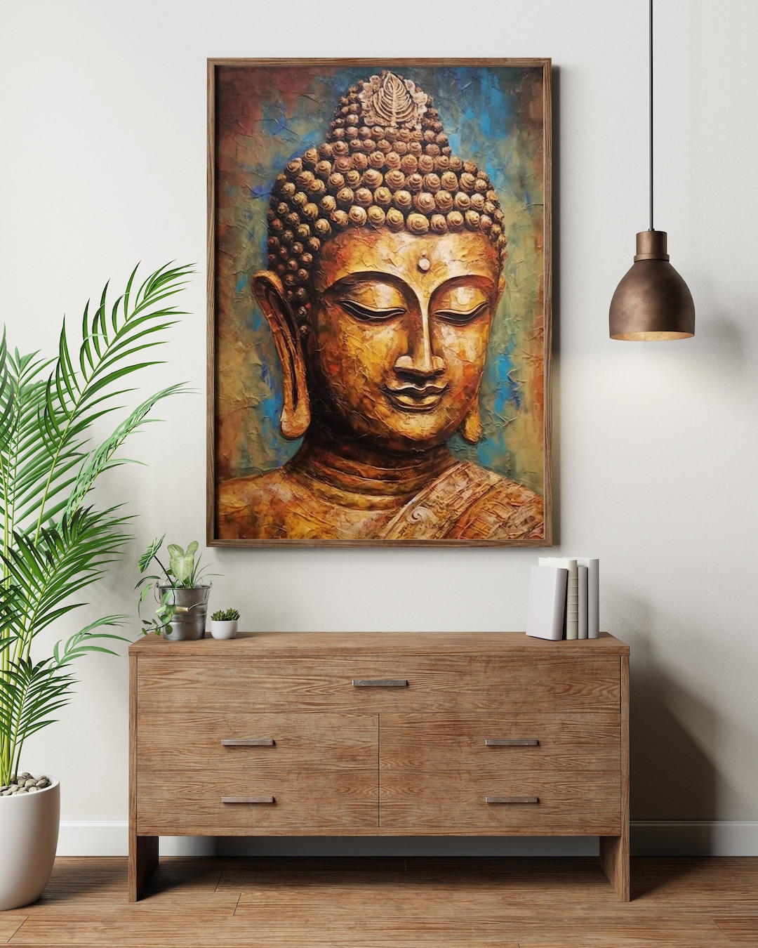 Buddha Wall Art Buddhist Print Oil Painting Buddha Print Buddha Wall Decor Buddha Printable Wall