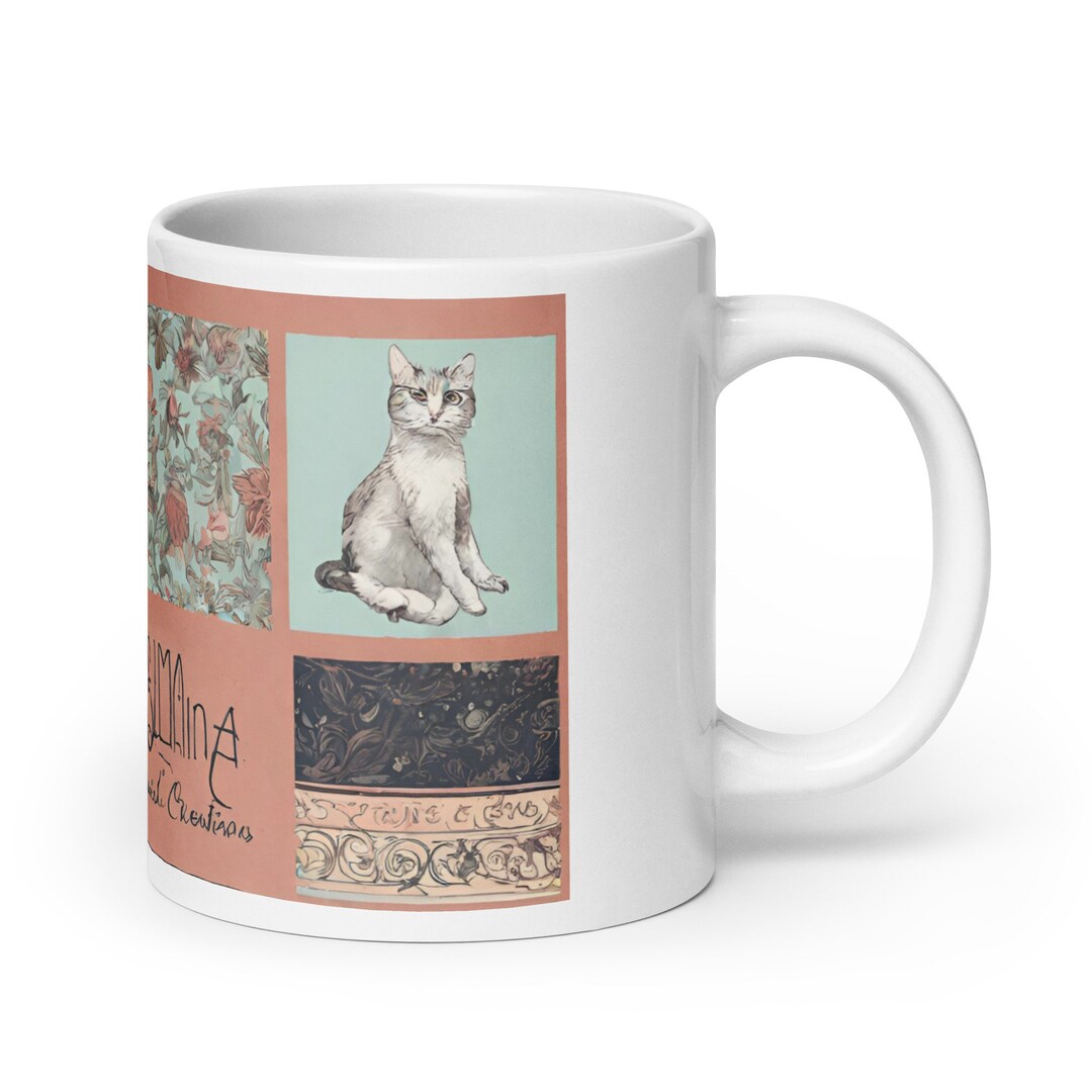 Coffee Cat Mug Coffee Cat Mug Etsy