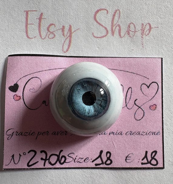 リボーンドール用 ニューボーンアイ 18mm ブルー -SINGLE- - Etsy 日本
