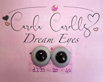 Occhi da 20 mm FLAT ASIATICI per Bambole Reborn
