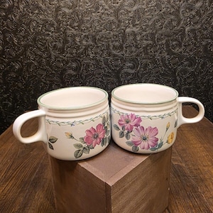 スタジオノヴァ　ヴィンテージ　5点セット　カップ&ソーサー&ボウル&プレート２ Studio nova dishes - Etsy 日本