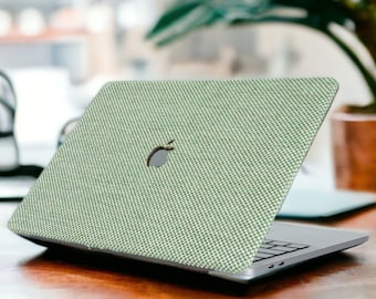 Custodia protettiva per MacBook Pro M1 verde natura Custodia protettiva per MacBook Air fatta a mano per 15 pollici M2 Cover rigida personalizzata per MacBook Pro 13 14 15 16''