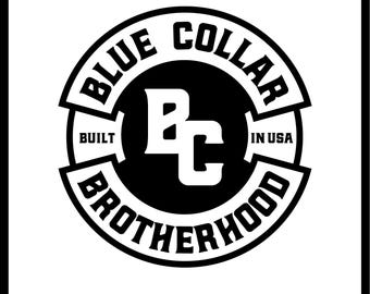 Gráfico de Hermandad de Cuello Azul: Calcomanía de trabajador sindical, calcomanía de caja de herramientas (descarga digital)