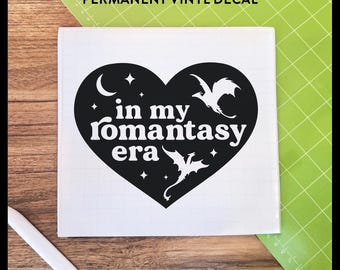 Romantasy Era Vinyl Decal: Fantasy Book Lover Gift