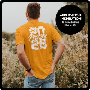 Senior 2026 SVG, Class of 2026 digital design, perfect for Graduation shirts, Senior Year shirts, Senior 2026 decals, and 2026 sublimation projects. This trendy Senior SVG is ideal for Cricut and Silhouette users, great for senior scrapbook pages, graduation gifts, and custom Senior Year High School or College apparel. Use this Digital Scrapbook PNG for DIY crafts, Senior 2026 stickers, or personalized Class of 2026 gifts. Perfect gift idea for a 2026 graduate—stylish, versatile