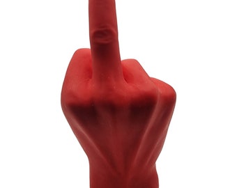 Middle finger XL 18 CM large real size/middle finger big /fuck father / candles /funny gifts/birthday/Hand gestures/interiordes