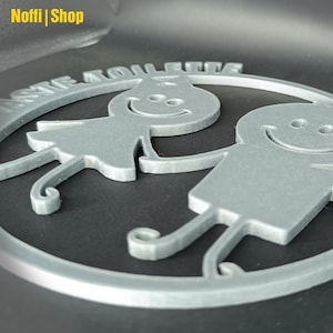 WC Toilet Signs Guest Toilet Guest Toilet Guest Toilet Two