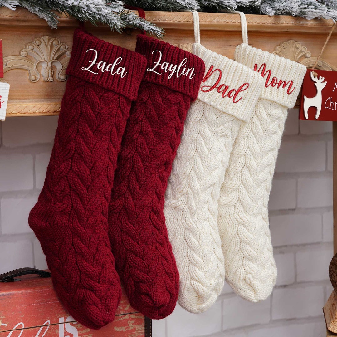 2023 Family Christmas Stockings,monogram Christmas Stockings