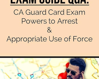 Preparación para el examen de la Tarjeta de la Guardia de California: Poderes de arresto y uso de la fuerza (PDF)
