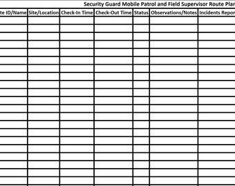 Planificador de rutas para guardias de seguridad, patrullas móviles y supervisores de campo