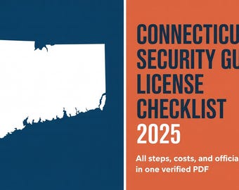 Guía de licencias para guardias de seguridad de Connecticut (2025)