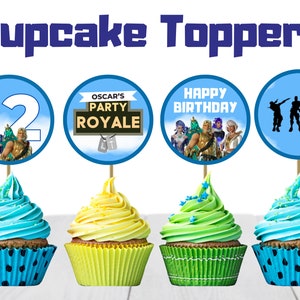 Gaming Cupcake Toppers Birthday Favors Gaming Party Cupcakes Gaming Birthday Gaming Cake Pops Topper Gaming Cupcake Toppers