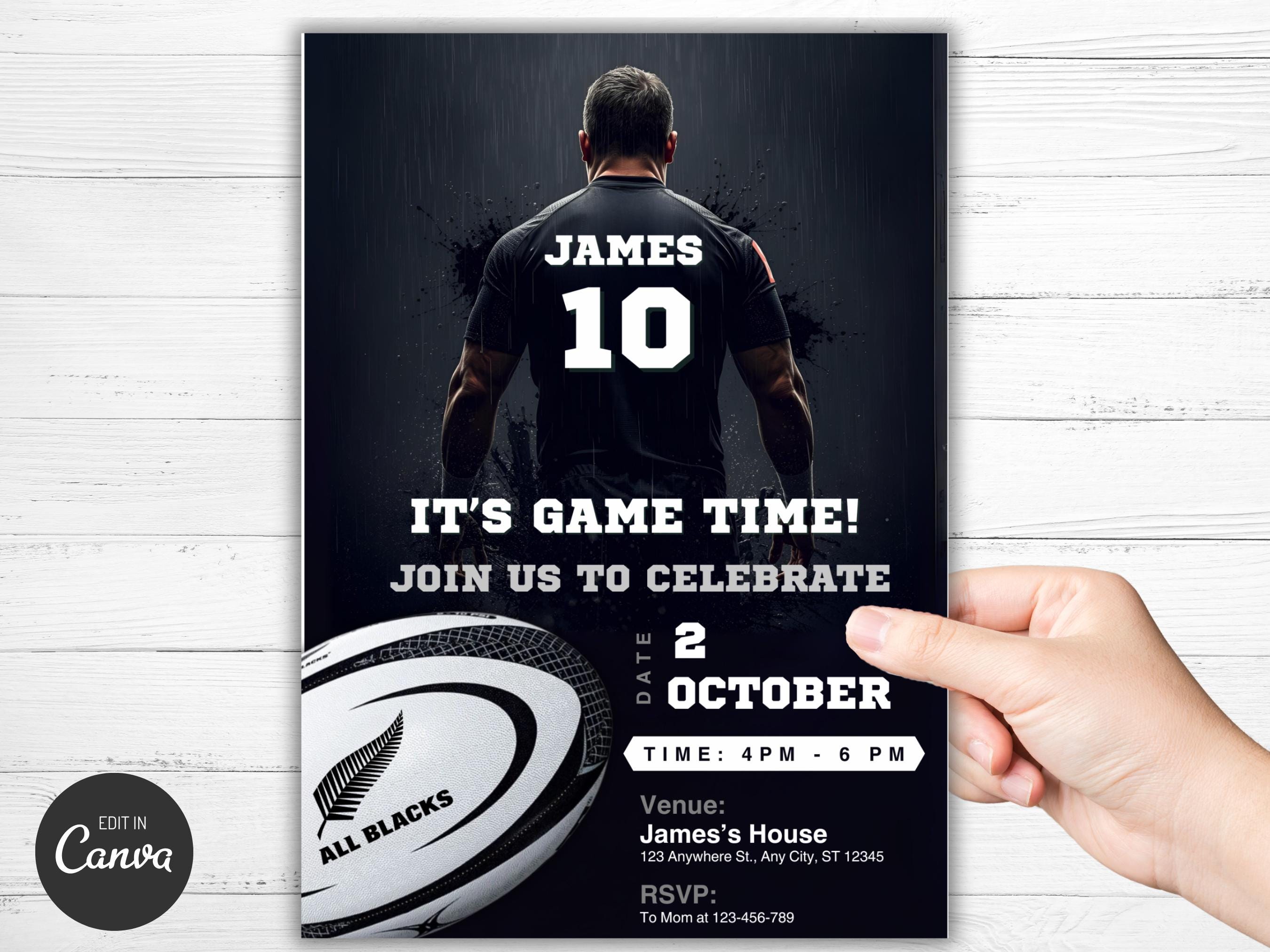 All Blacks Rugby - Etsy New Zealand