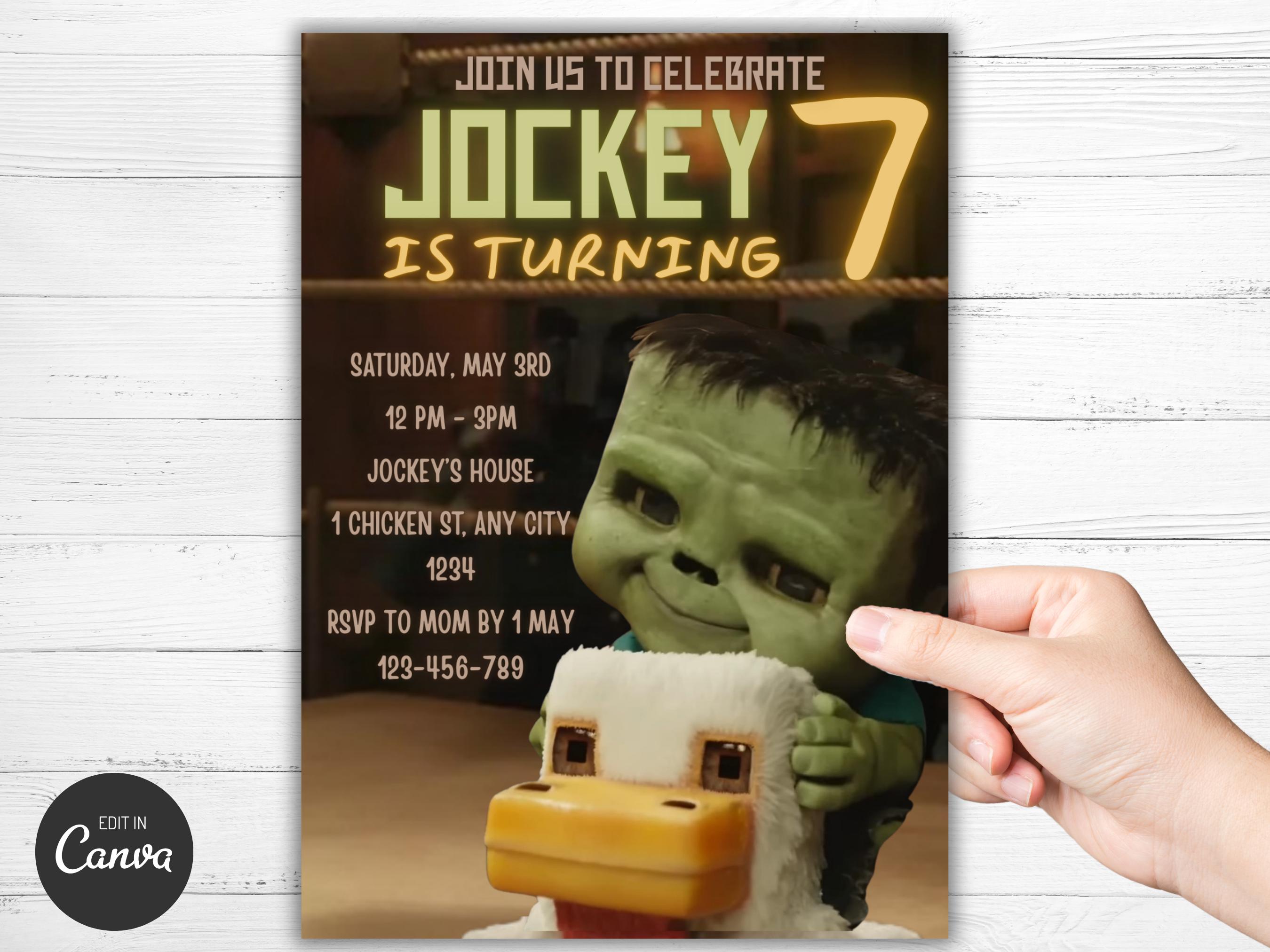 Pixel Minecraft Birthday Invite