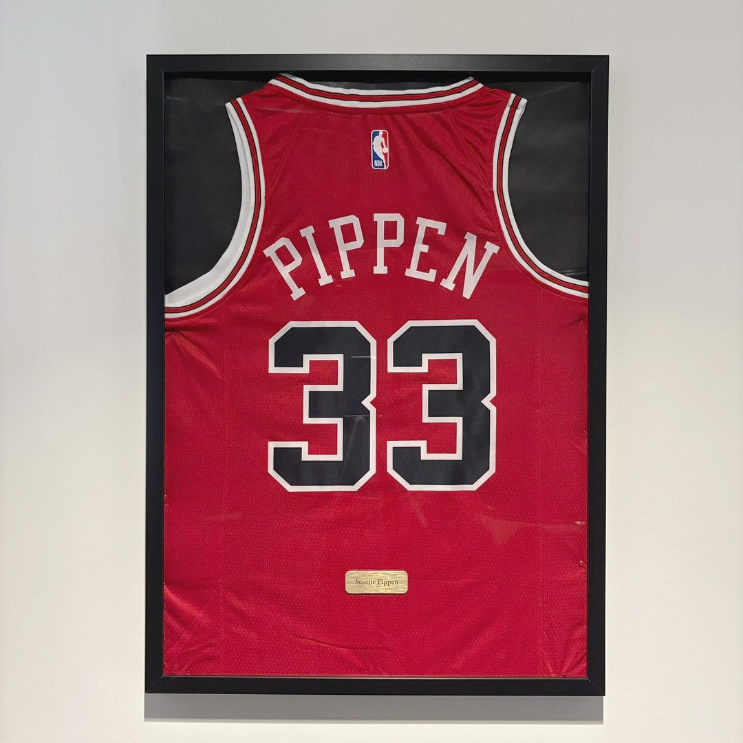 Chicago Bulls Scottie Pippen Jersey Framed, Scottie Pippen Shirt Framed ...