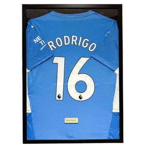 Manchester City Rodri Framed Jersey, Rodrigo Hernández Shirt Framed, Manchester City Jersey 21 x 29 Zoll