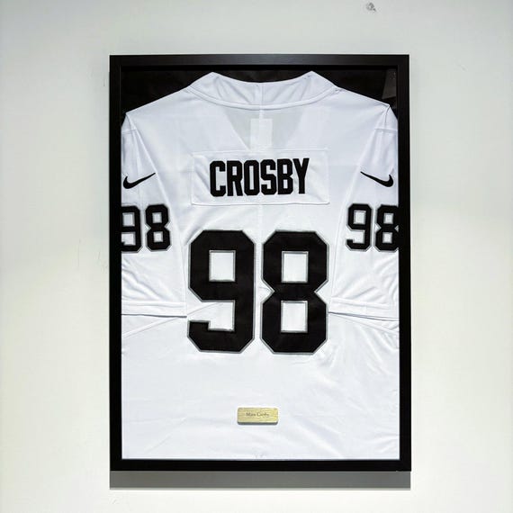 Las Vegas Raiders Maxx Crosby Framed Jersey, Maxx Crosby Shirt