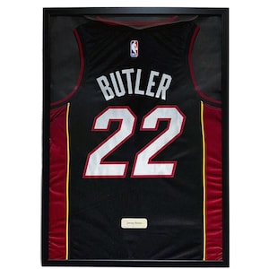 Miami Heat Jimmy Butler Framed Jersey, Jimmy Butler Shirt Framed, Miami Heat Jersey 21 x 29 Inches