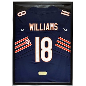 Chicago Bears Caleb Williams Jersey Framed, Caleb Williams Shirt Framed, Chicago Bears Jersey 21&#39;&#39; x 29&#39;&#39; Inches