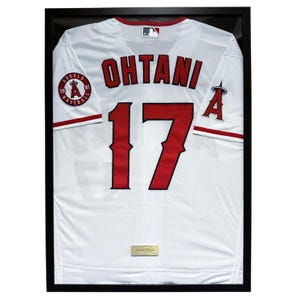 Los Angeles Angels Shohei Ohtani Framed Jersey, Shohei Ohtani Shirt Framed, Los Angeles Angels Jersey 21 x 29 Inches