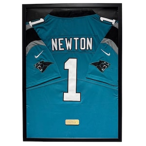 Carolina Panthers Cam Newton Jersey Framed, Cam Newton Shirt Framed, Carolina Panthers Jersey 21&#39;&#39; x 29&#39;&#39; Inches