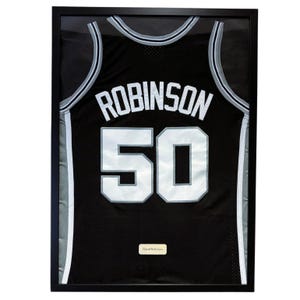 San Antonio Spurs David Robinson Framed Jersey, David Robinson Shirt Framed, San Antonio Spurs Jersey 21 x 29 Inches