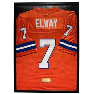 Denver Broncos John Elway Jersey Framed, John Elway Shirt Framed, Denver Broncos Jersey 21&#39;&#39; x 29&#39;&#39; Inches
