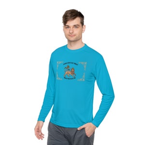 Yardie Affirmation Unisex Lightweight Long Sleeve Tee Lion of Judah Jamaican Reggae Rasta