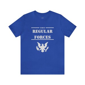 Regular Forces (Gray) Unisex Jersey Short Sleeve Tee
