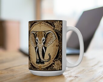 Prosperity Elephant Symbol 2 Ceramic Mug 15oz Classic Mug