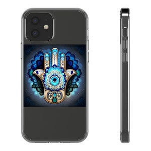 Luck & Protection Hamsa Clear Cases