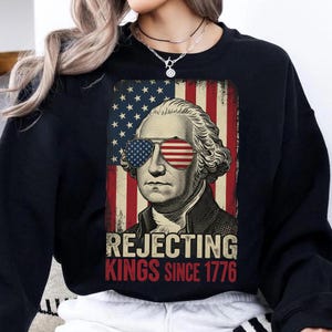 Rejecting Kings Since 1776 Shirt Png, No Kings In America 86/47, Political Protest Tee, Subtle F*ck Donald Trump, Feminist Shirt
