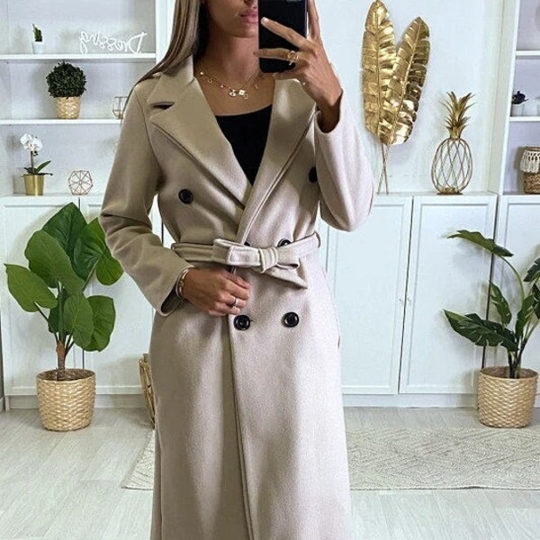 Manteau beige Trench Made in france