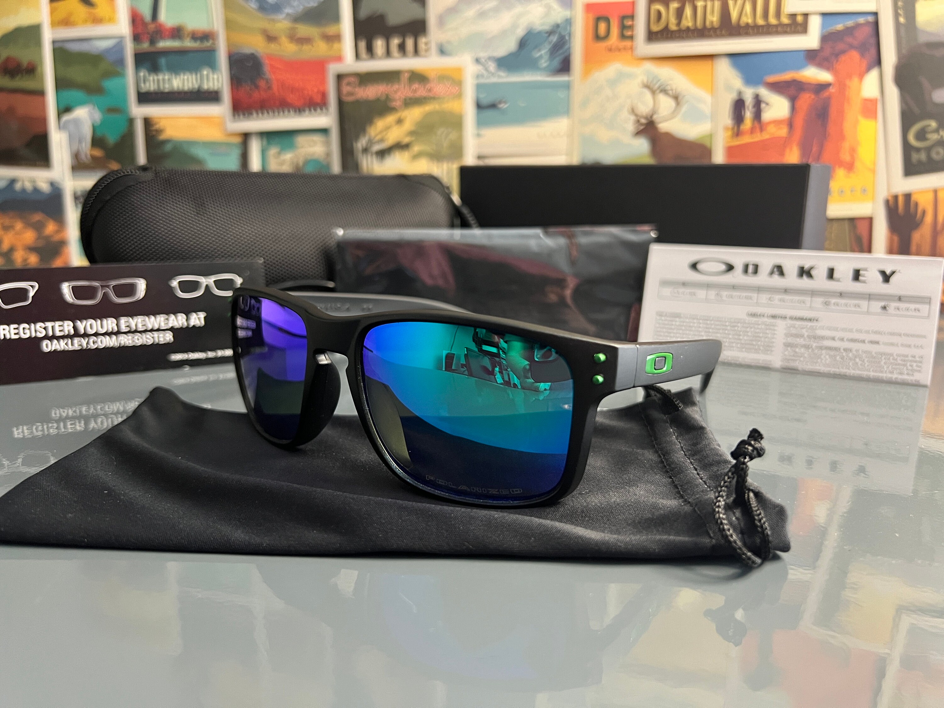 Oakley holbrook green online