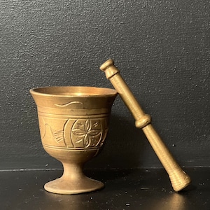 Antique Greek Mortar And Pestle - Vintage Mortar And Pestle From 1940&#39;s