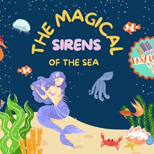Mermaid coloring pages| Under the sea| Coloring sheets| Printable coloring| Mermaid coloring for kids| Istant download| Printable PDF