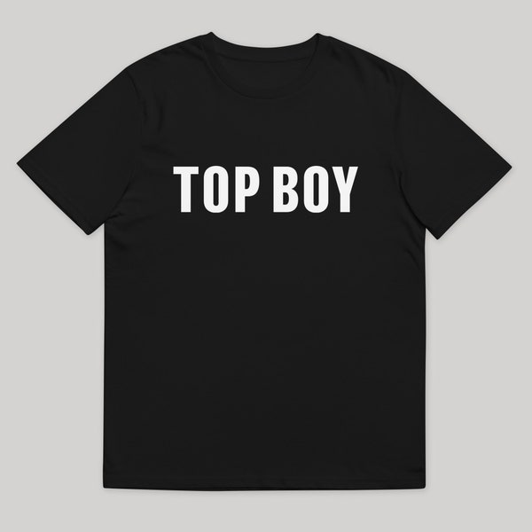 TOP BOY Black T-Shirt - Topboy - Sully Dushane Jaq Roadman Unisex Shirt Gift Fan Tee Merch Kano Netflix