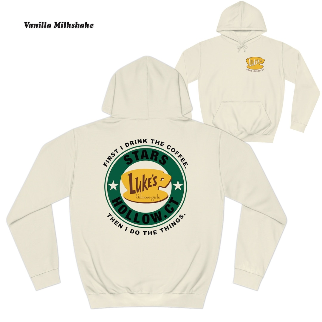 Gilmore Girls - Lukes Coffee  - Oversized Fleece Hoodie Sweatshirt
