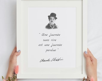 Affiche Charlie Chaplin - poster Charlie Chaplin