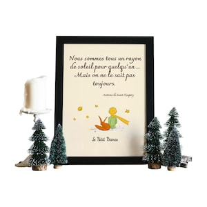 Poster il piccolo principe: decorazione da parete digitale da stampare