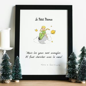 Affiche le petit prince - art mural numérique à imprimer