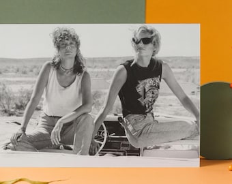 Carte postale Film Thelma et Louise  imprimée recto verso