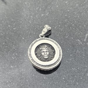 Medusa Pendant: Stainless Steel Occult Amulet, Spirit Servant