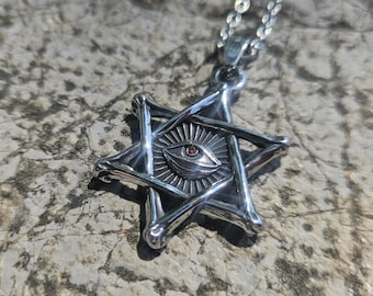 Metaphysical pendant of third eye powers | all seeing magical pendant empowered with psychic powers and spiritual protection | magick amulet