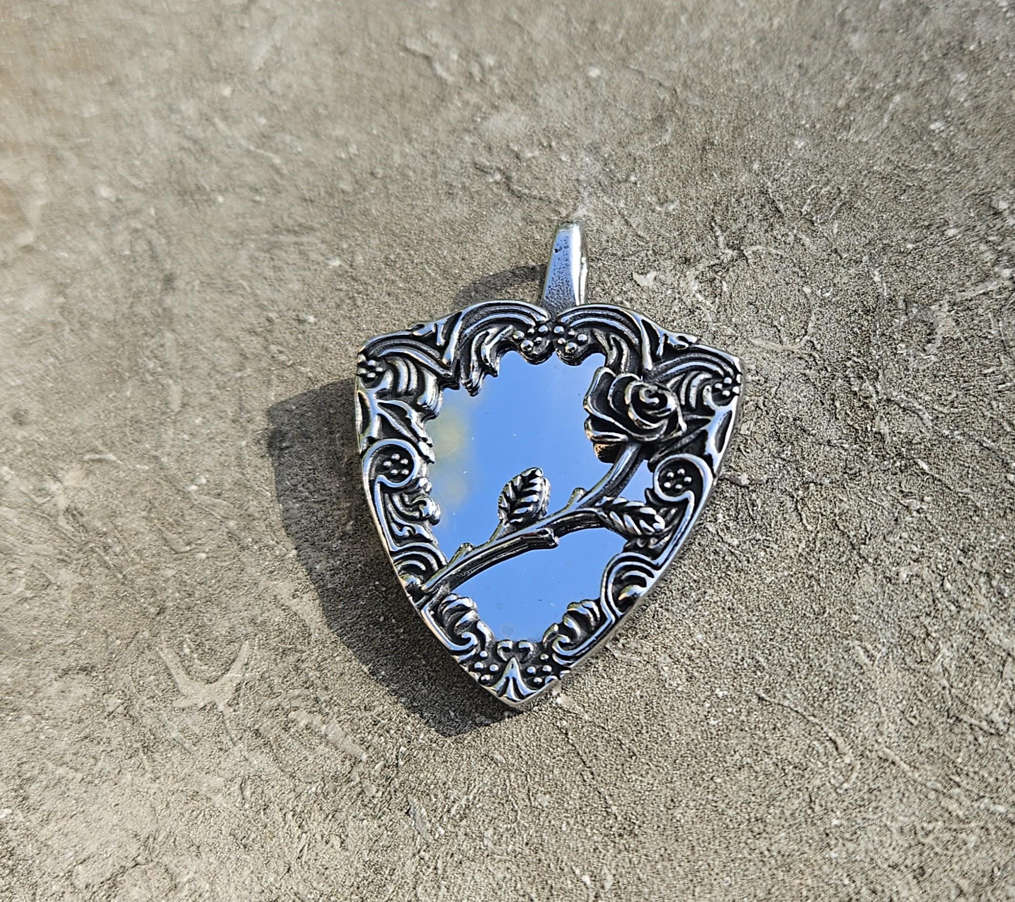 Goddess Lilith Mirror witch spirit magick pendant occult item luck amulet beauty amulet life changing spell amulet gift