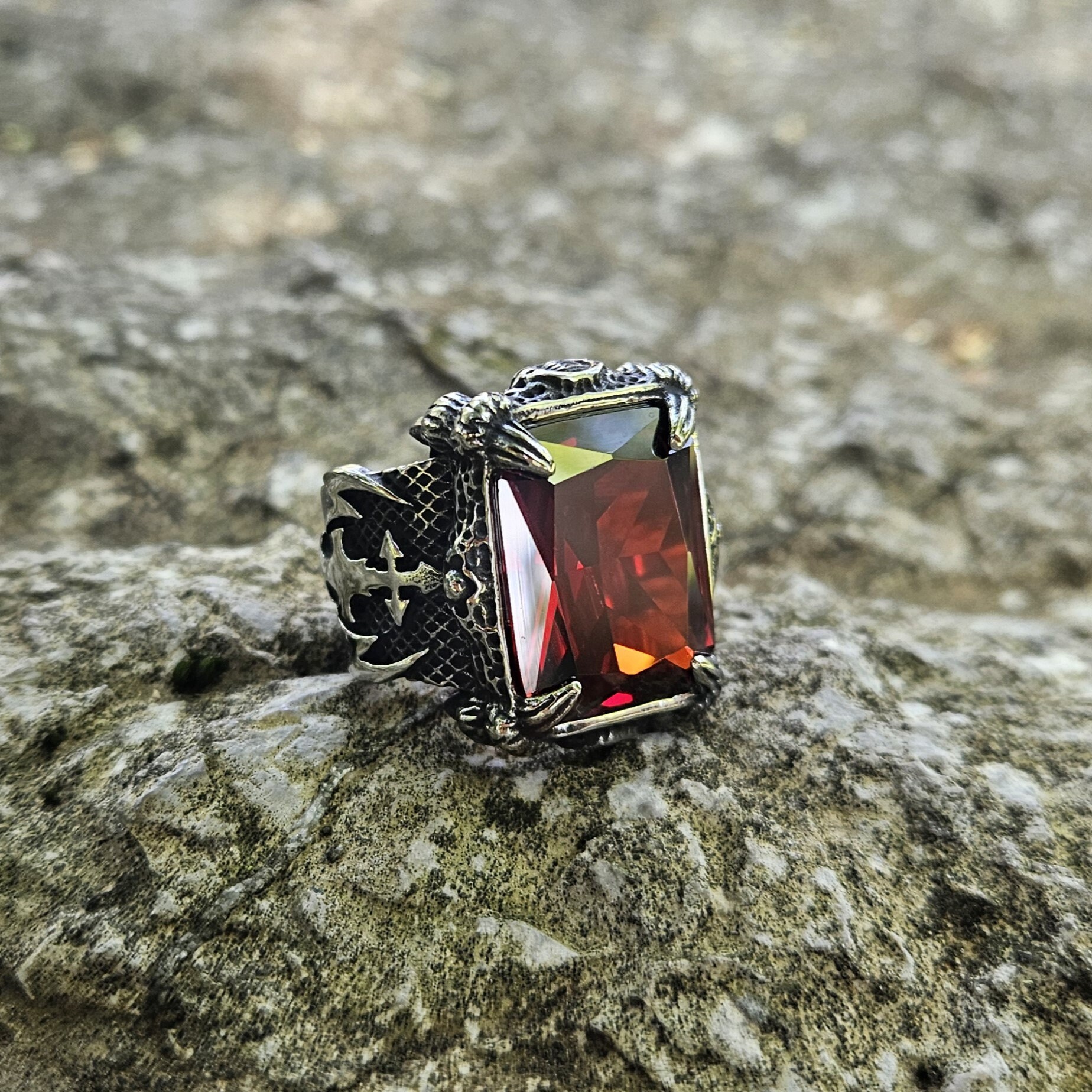 Magick ring with dark shadow deities bound to it in your servitude occult magical amulet magical artifact demonic spirit metaphysical ring