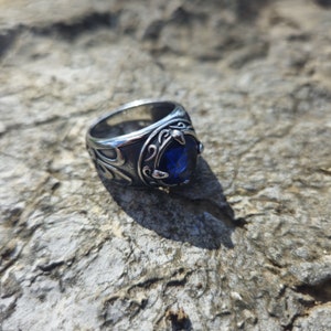 Blue eye of clairvoyance ring of witch powers | third eye opening spel | psychic spell | enchanted witch ring | haunted ring