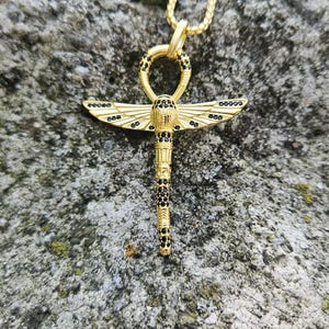 Magic Pendant The Winged Ankh of Heka | Egyptian Seal of Life, Magick & Protection Egyptian Magick | Fate spell Witch Amulet Occult Amulet